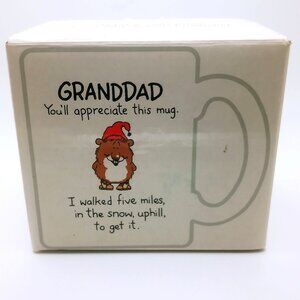 Vintage Shoebox Greetings Hallmark Granddad Grandfather Coffee Tea Mug Funny Cup